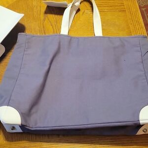 Dolce & Gabbana Purple and White Tote Bag